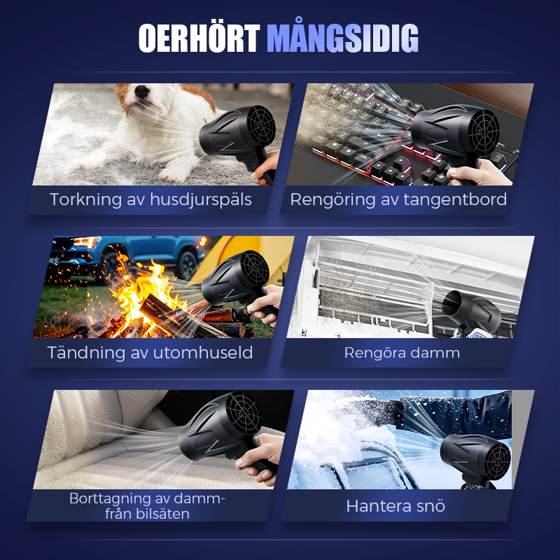 🔥2026 Bästsäljare⌛NordBlås™ Pro 1050 Multifunktionell handhållen blåsmaskin – 350W 💨