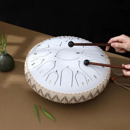 LjudOas™ Handpan Drum - Magiskt klangskalsljud för vila och meditation