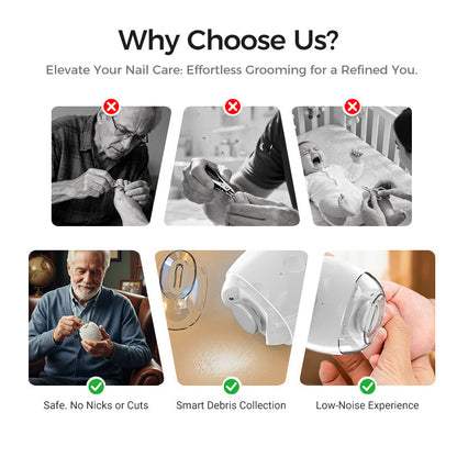 🔥MagicNail™🔥!🎉 Universell automatisk nagelslipar för vuxna och barn👶🔧