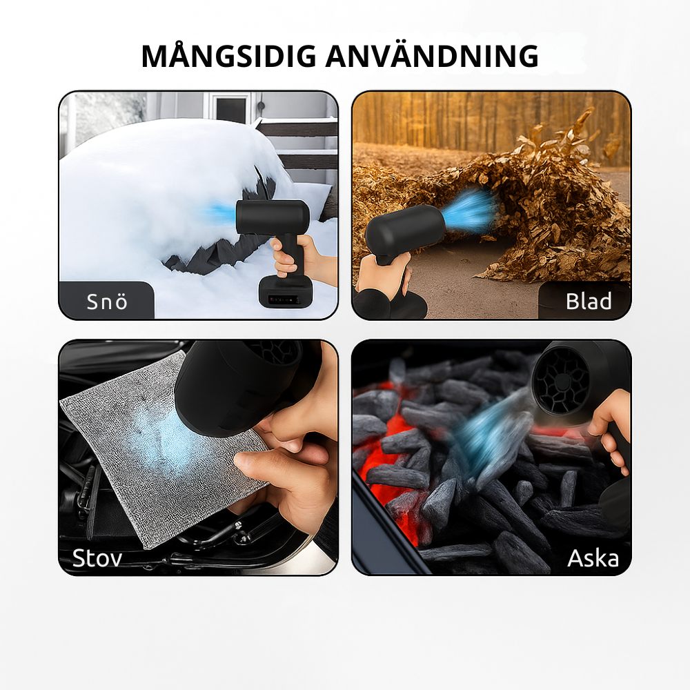 EcoBlow™ | Trådlös blåsare för snabb rengöring av löv, smuts, damm och vardagsavfall