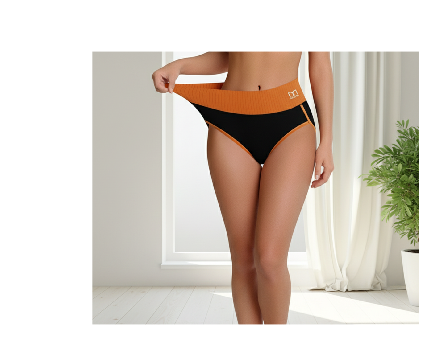 Comfora™ Comfort | 5-pack Andas & Bekväma Höga Midjetrosor med Magstöd