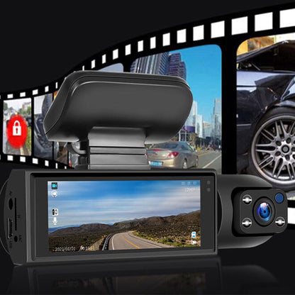NordVision™ Dashcam 3-Lens – 1296P HD | 32GB / 64GB | Med eller utan WiFi | ✨ Tryggare körning. Tydligare bevis. Mer kontroll.