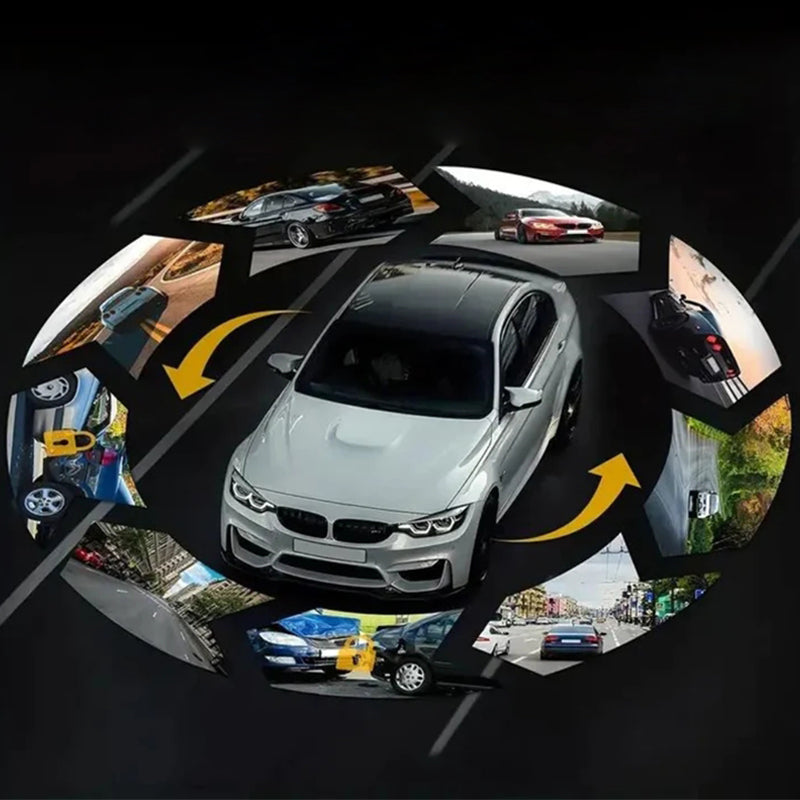 NordVision™ Dashcam 3-Lens – 1296P HD | 32GB / 64GB | Med eller utan WiFi | ✨ Tryggare körning. Tydligare bevis. Mer kontroll.